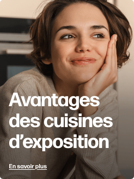 Banner Avantages des cuisines d'exposition